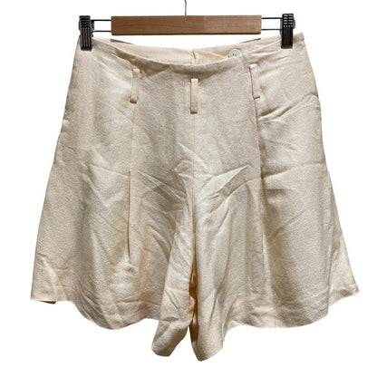 Chanel Silk Culotte Skirt Short Pants Ivory