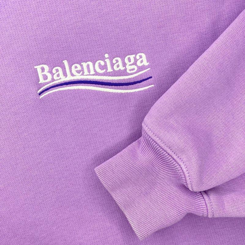Balenciaga Logo Embroidered Sweatshirt Pullover Jacket