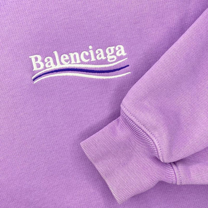 Balenciaga Logo Embroidered Sweatshirt Pullover Jacket