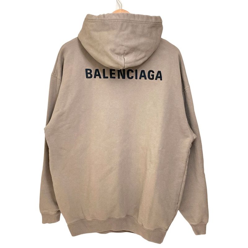 Balenciaga Logo Embroidery Sweatshirt Pullover Jacket XS