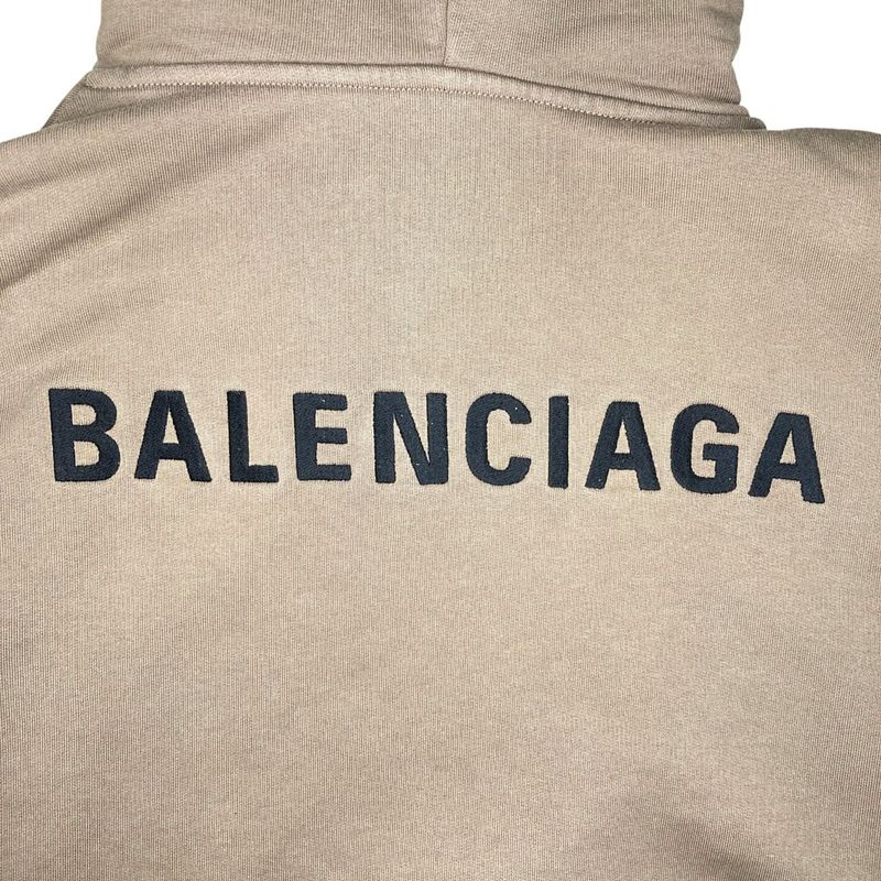 Balenciaga Logo Embroidery Sweatshirt Pullover Jacket XS