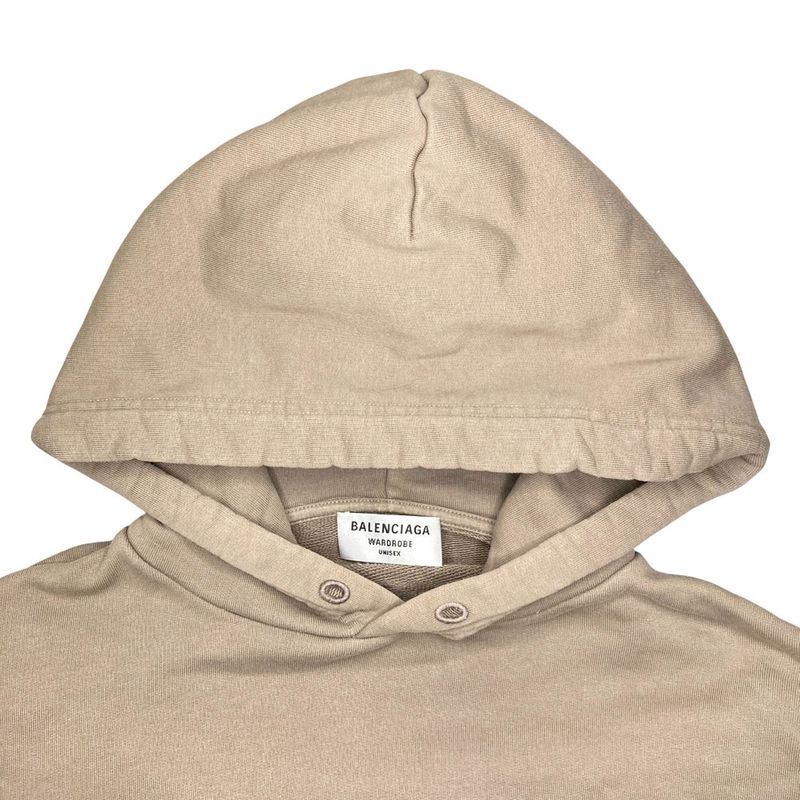 Balenciaga Logo Embroidery Sweatshirt Pullover Jacket XS