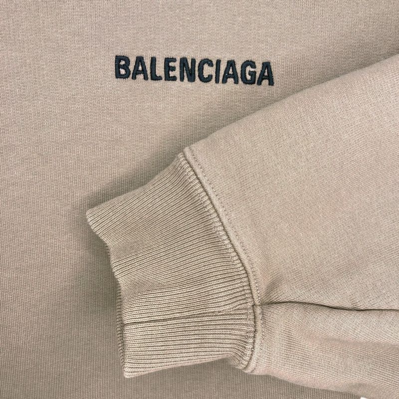 Balenciaga Logo Embroidery Sweatshirt Pullover Jacket XS