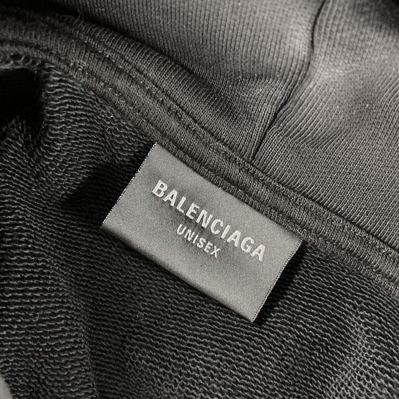 Balenciaga Model BB Logo Embroidery Pullover Sweatshirt Hoodie