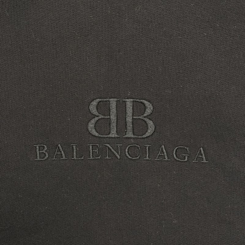 Balenciaga Model BB Logo Embroidery Pullover Sweatshirt Hoodie