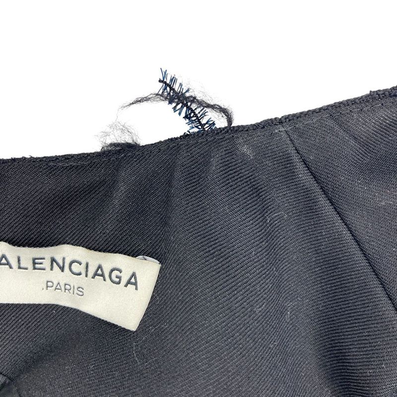 Balenciaga Tweed Sleeveless Dress 34 Black