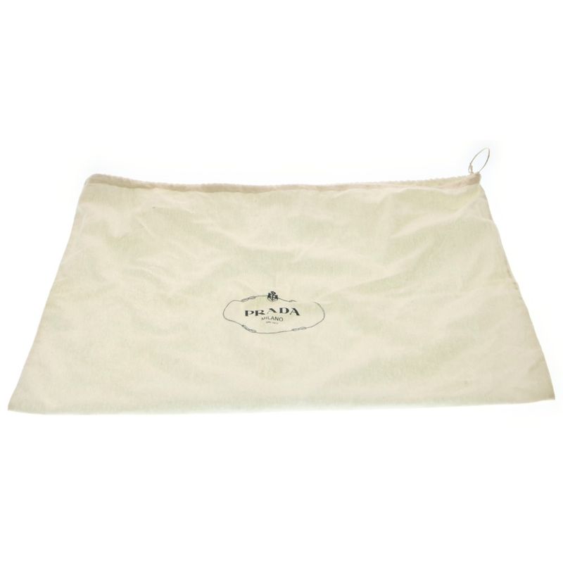 Prada Canapa Tote Indigo Blue Denim Gold