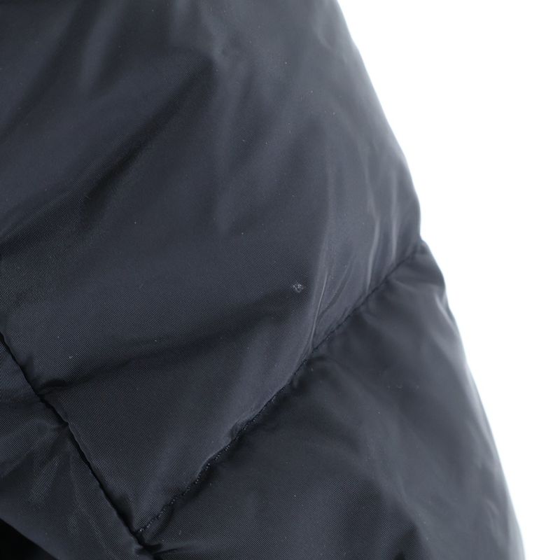 Prada Hooded Zip Up Jacket Black