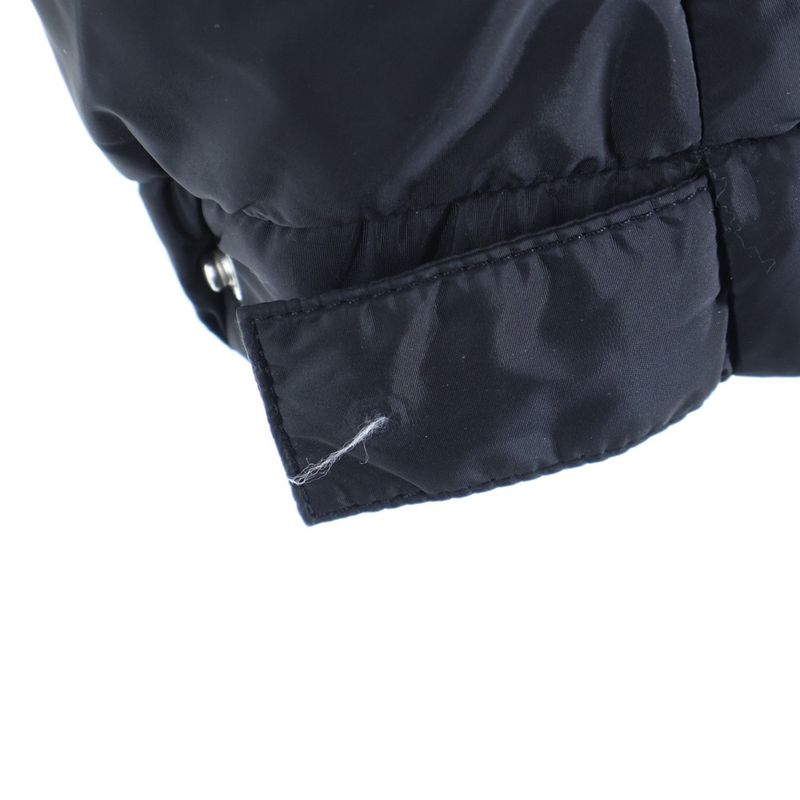 Prada Hooded Zip Up Jacket Black