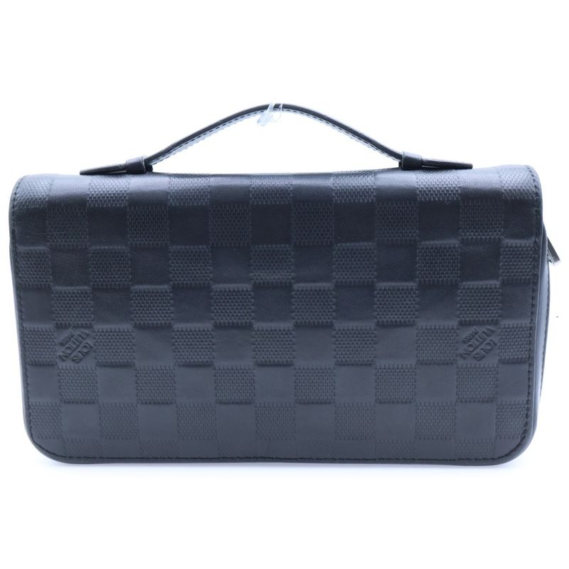 Louis Vuitton Damier Infini Zippy XL Clutch Black