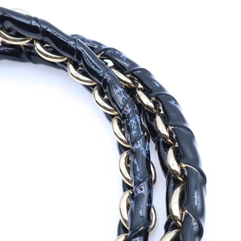 Fendi Zucca Mia Chain Tote Black