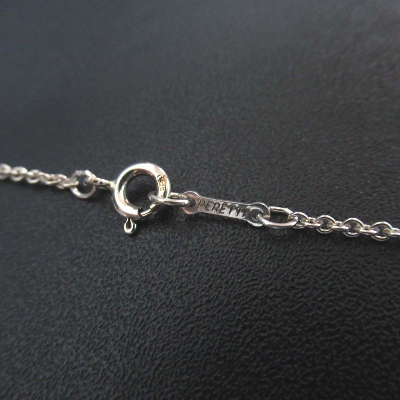 Tiffany & Co Elsa Peretti Open Heart Necklace Pendant Silver