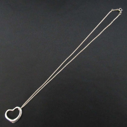 Tiffany & Co Elsa Peretti Open Heart Necklace Pendant Silver