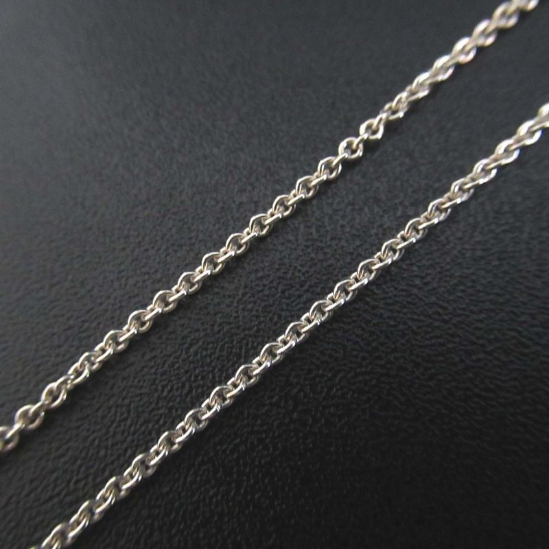 Tiffany & Co Elsa Peretti Open Heart Necklace Pendant Silver