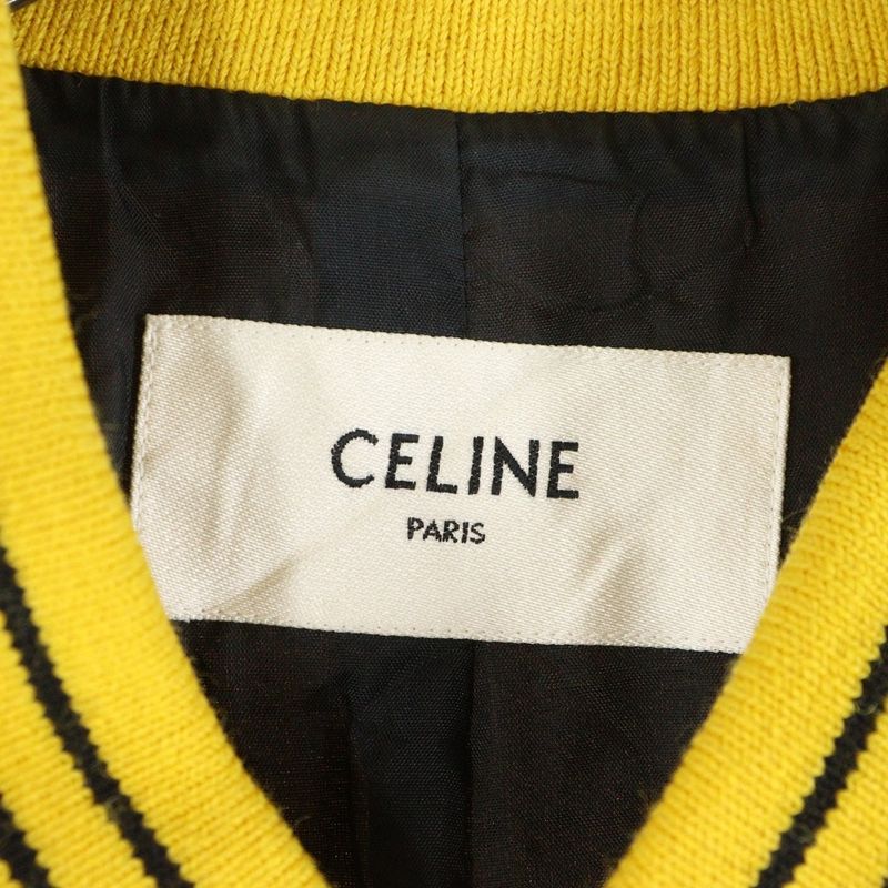 Celine the Dancing Kid Teddy Jacket Studded Black Yellow