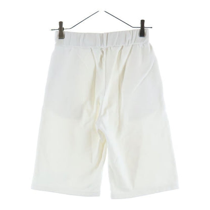 Dior Christian Hem Logo Print Drawstring Sweat Shorts Half Pants White