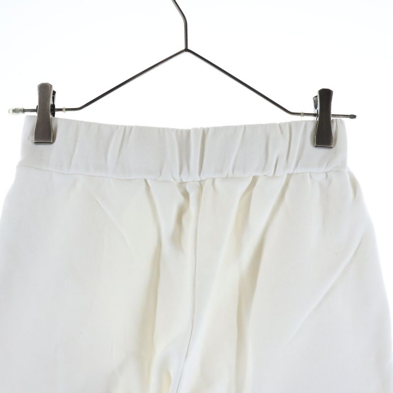 Dior Christian Hem Logo Print Drawstring Sweat Shorts Half Pants White