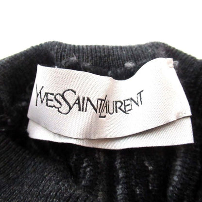 Saint Laurent Yves Pattern Knit Turtleneck Top