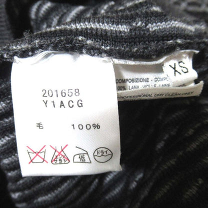 Saint Laurent Yves Pattern Knit Turtleneck Top