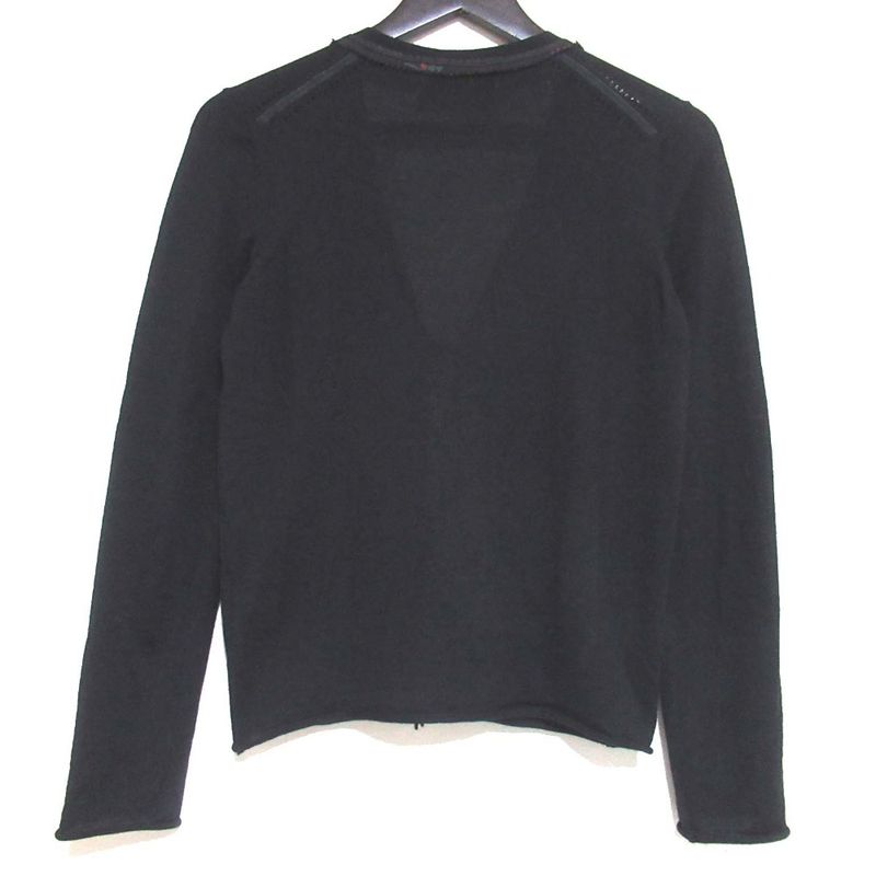 Saint Laurent Yves Long Sleeve Trim Knit Cardigan S