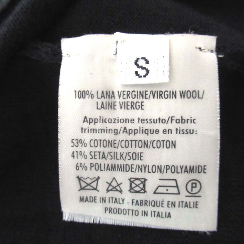Saint Laurent Yves Long Sleeve Trim Knit Cardigan S