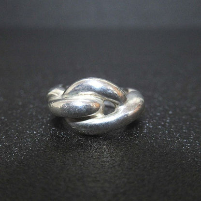 Hermes Vintage Torsade Ring Silver