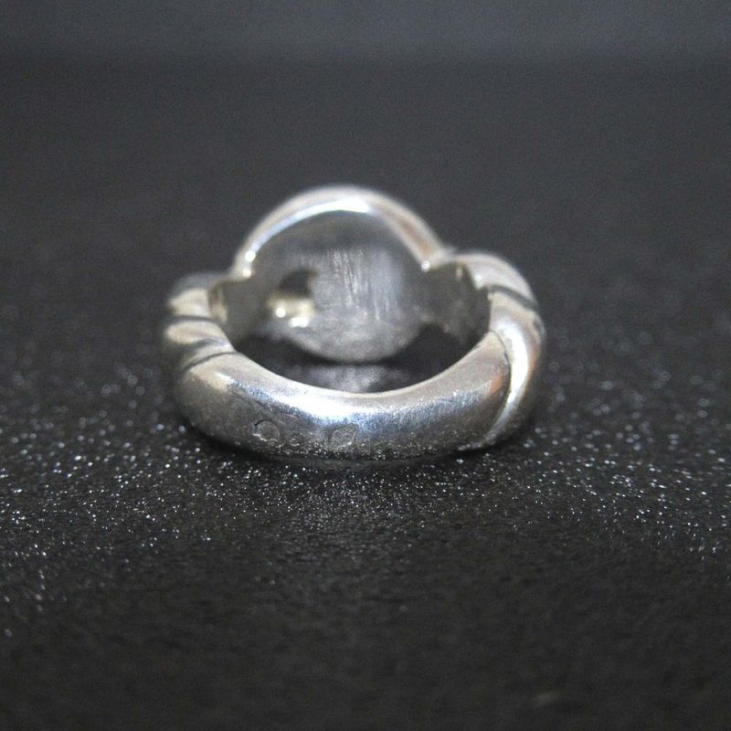 Hermes Vintage Torsade Ring Silver