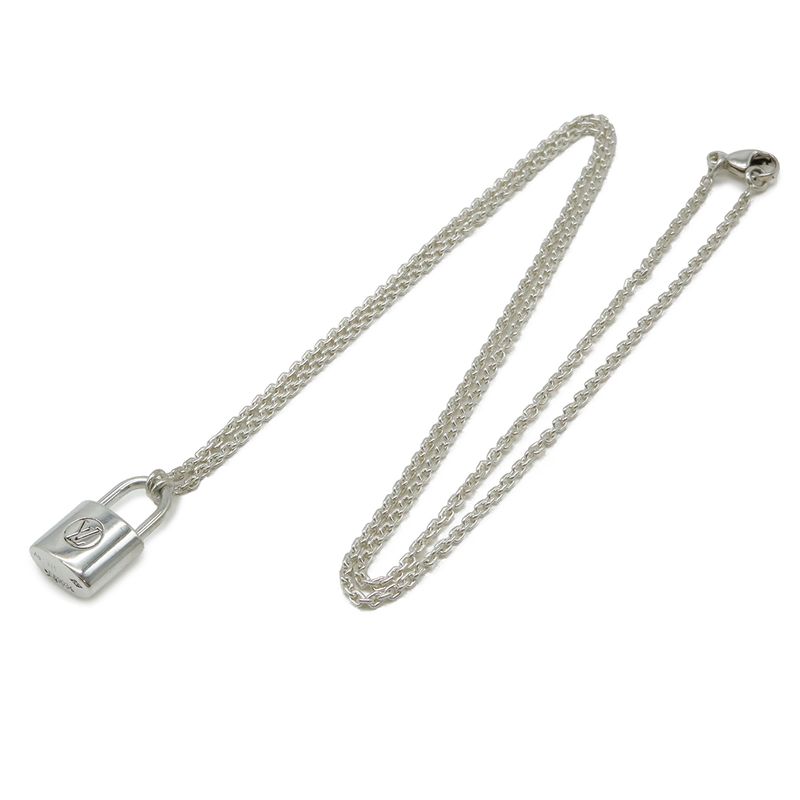 Louis Vuitton Pendentif Silver Lockit Unicef Necklace Pendant