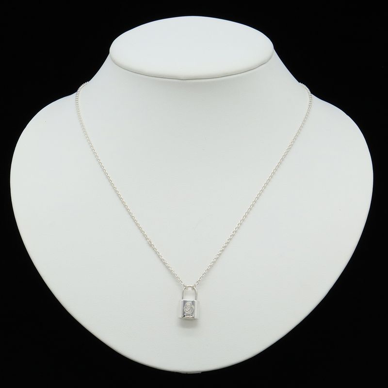 Louis Vuitton Pendentif Silver Lockit Unicef Necklace Pendant