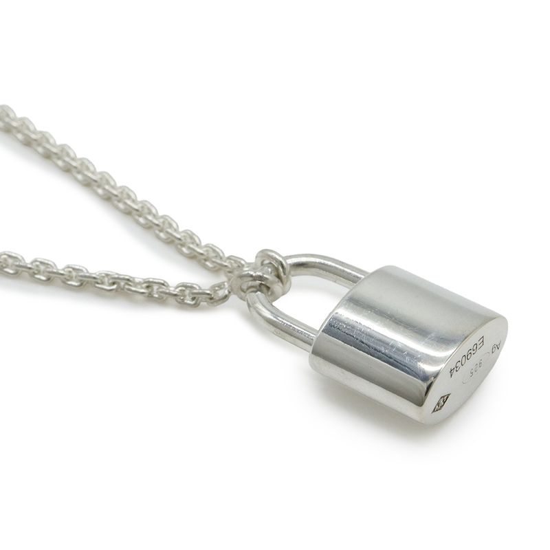 Louis Vuitton Pendentif Silver Lockit Unicef Necklace Pendant