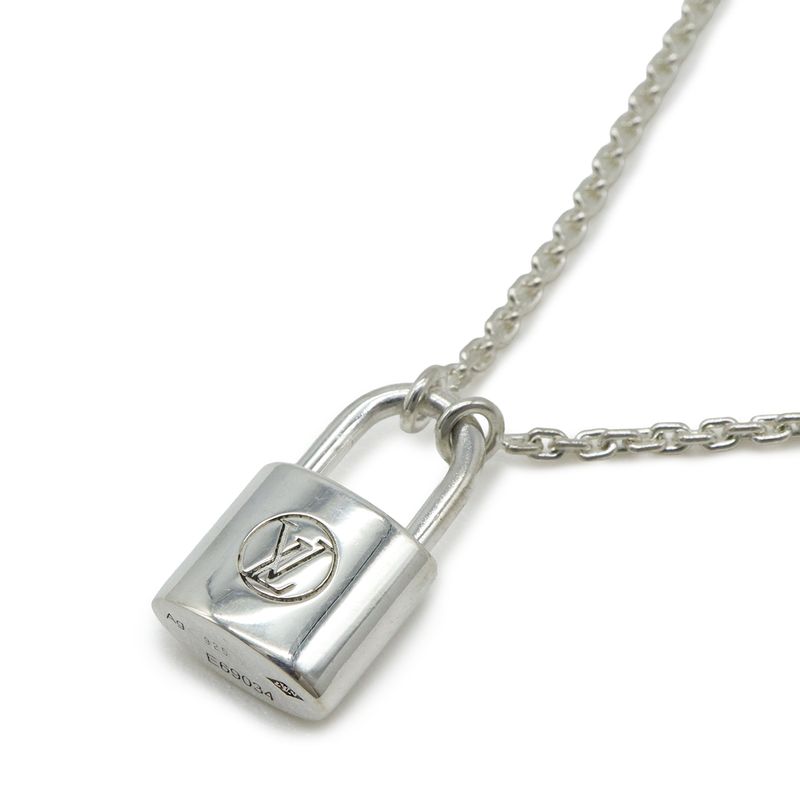 Louis Vuitton Pendentif Silver Lockit Unicef Necklace Pendant