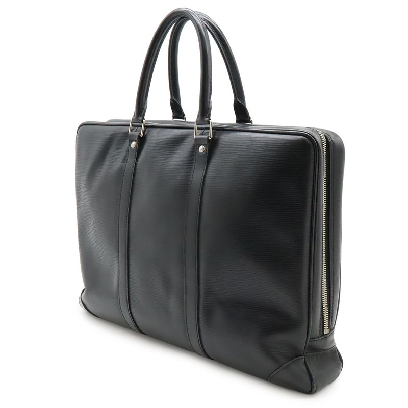 Louis Vuitton Epi Pdv Porte Documents Voyage Business Briefcase Noir Black