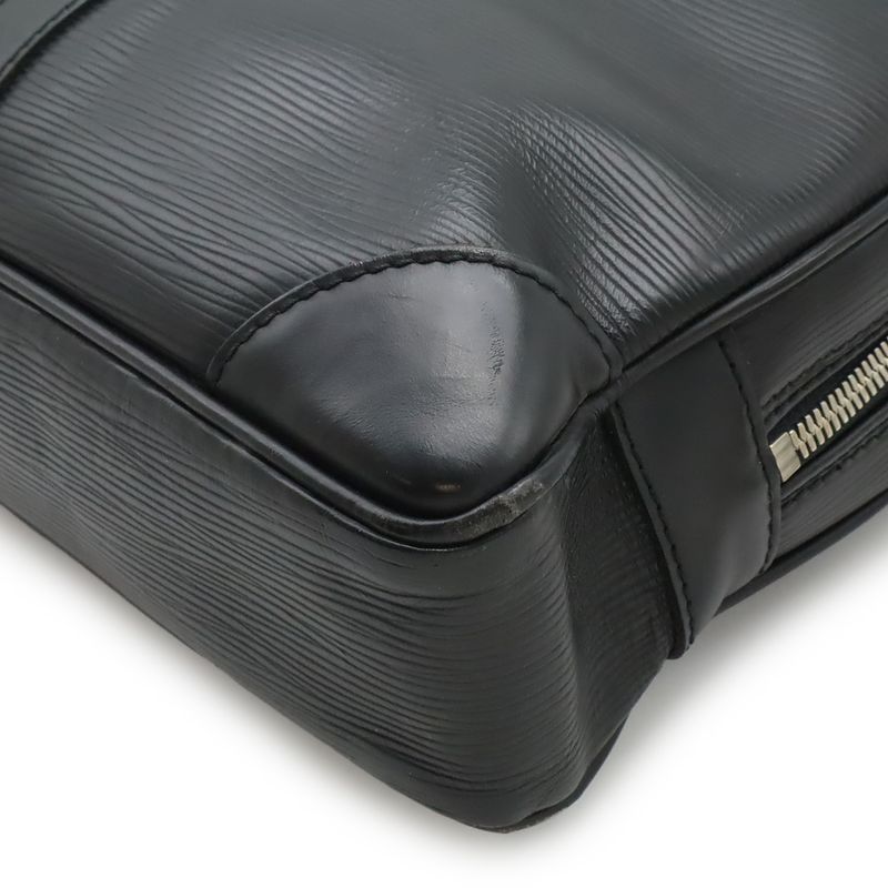 Louis Vuitton Epi Pdv Porte Documents Voyage Business Briefcase Noir Black