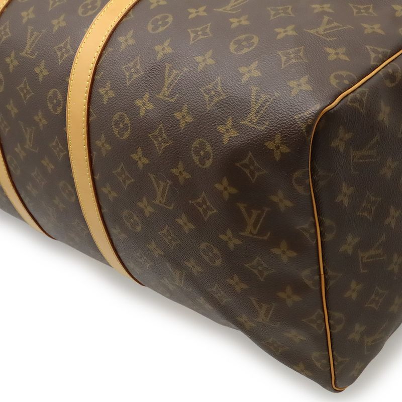 Louis Vuitton Monogram Keepall 55 Boston Bag Travel Purse