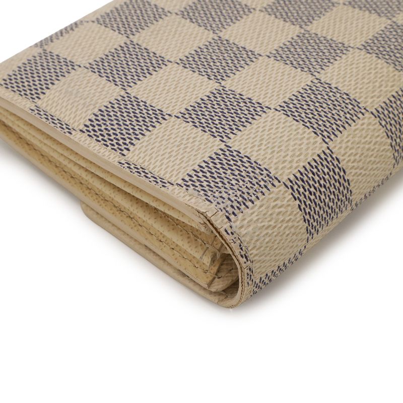 Louis Vuitton Damier Azur Portefeuille Sarah Bifold Long Wallet