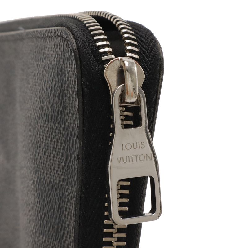 Louis Vuitton Damier Graphite Zippy Long Wallet Vertical Zip Around