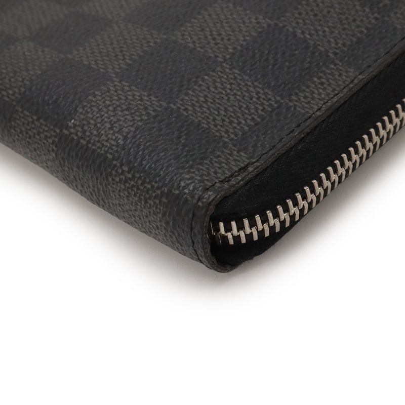 Louis Vuitton Damier Graphite Zippy Long Wallet Vertical Zip Around