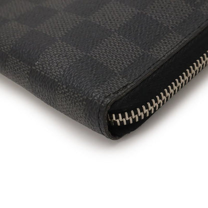 Louis Vuitton Damier Graphite Zippy Long Wallet Vertical Zip Around