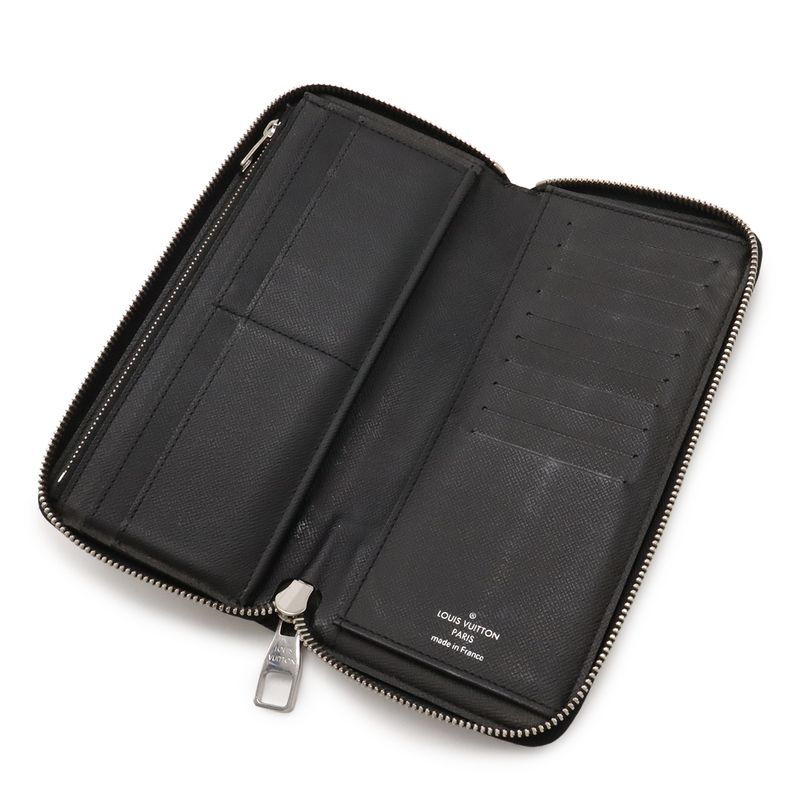 Louis Vuitton Damier Graphite Zippy Long Wallet Vertical Zip Around