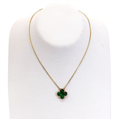 Van Cleef & Arpels Vintage Alhambra Macalite Necklace