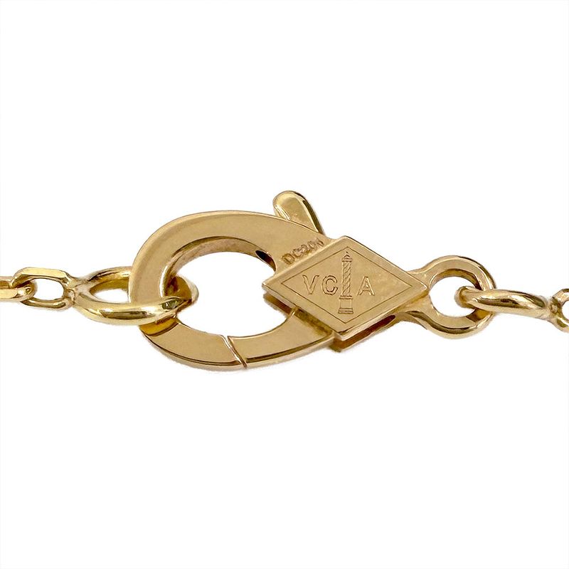 Van Cleef & Arpels Vintage Alhambra Macalite Necklace