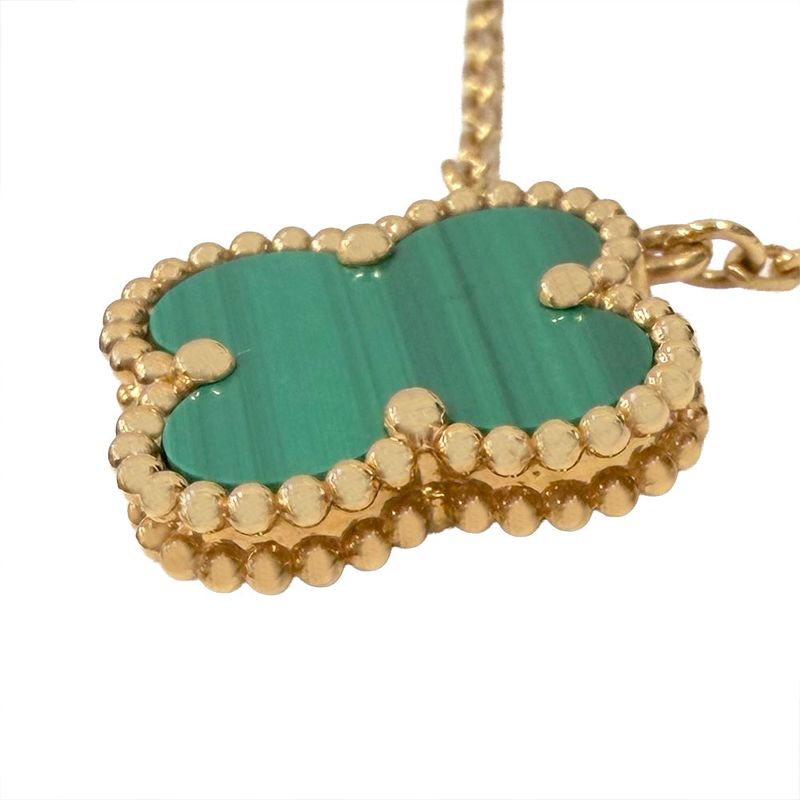 Van Cleef & Arpels Vintage Alhambra Macalite Necklace