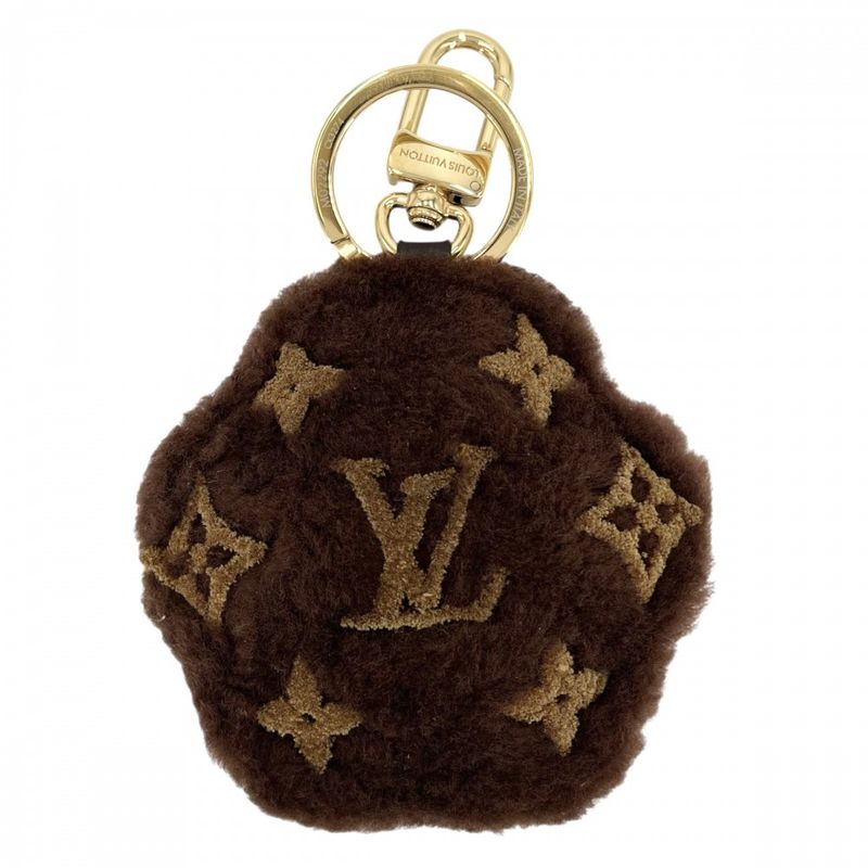 Louis Vuitton Bag Charm LV Paw Full Red Monogram Key Holder