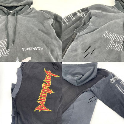 Balenciaga Jacket Pullover Speed Hunters Top Upside Down Hoodie Logo