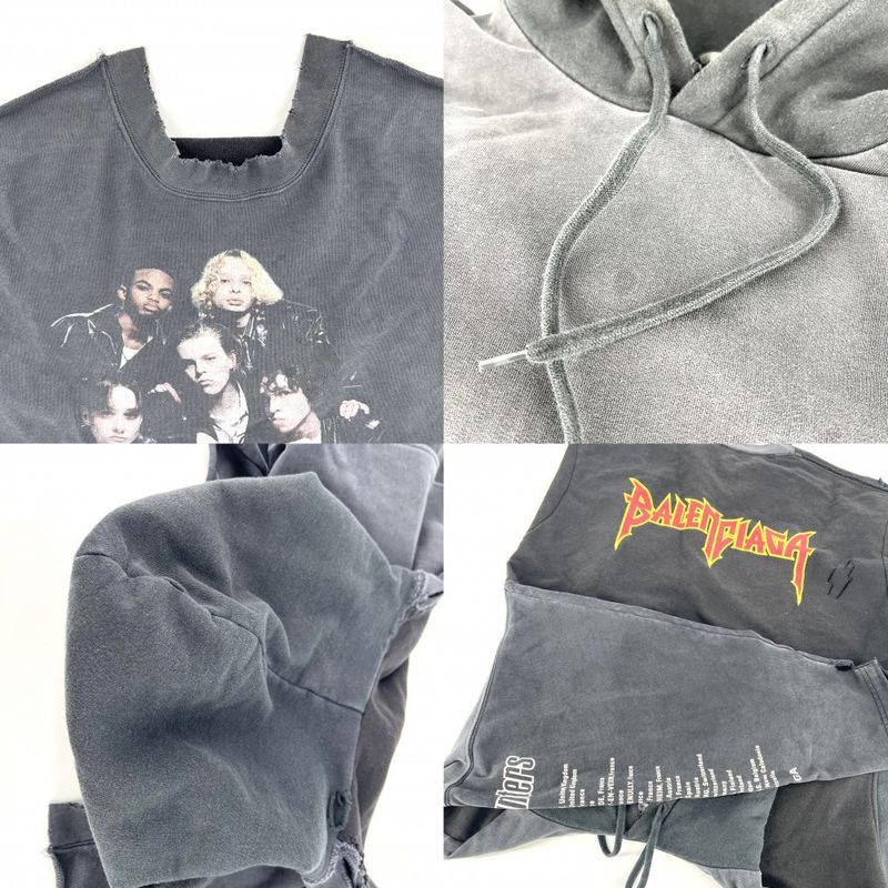 Balenciaga Jacket Pullover Speed Hunters Top Upside Down Hoodie Logo