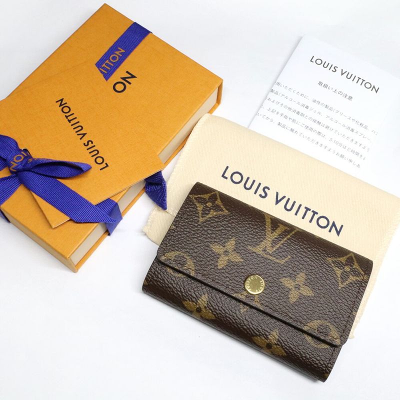 Louis Vuitton Monogram Multicles 6 New Shape Hook Key Case