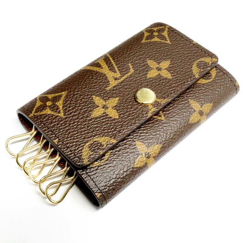 Louis Vuitton Monogram Multicles 6 New Shape Hook Key Case