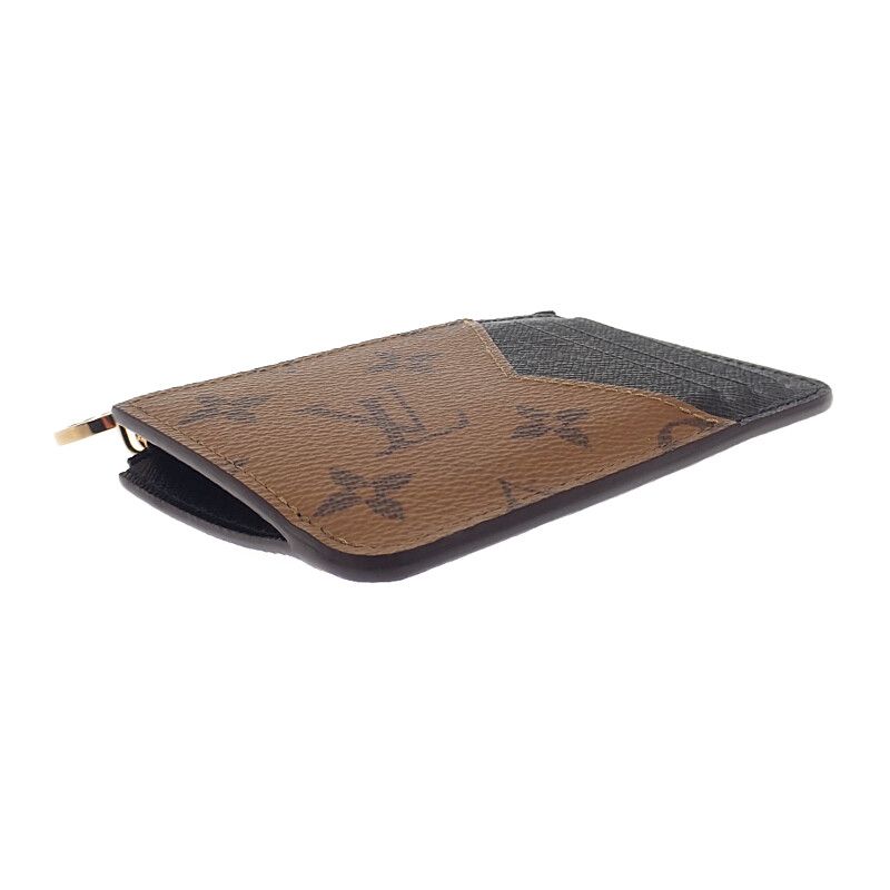 Louis Vuitton Card Holder Card Case Monogram Reverse Beige Brown