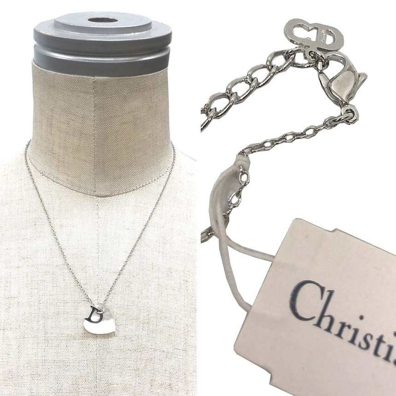Dior Christian Logo Necklace