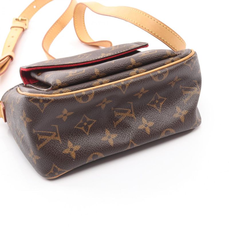 Louis Vuitton Shoulder Bag Viva City PM Canvas Leather